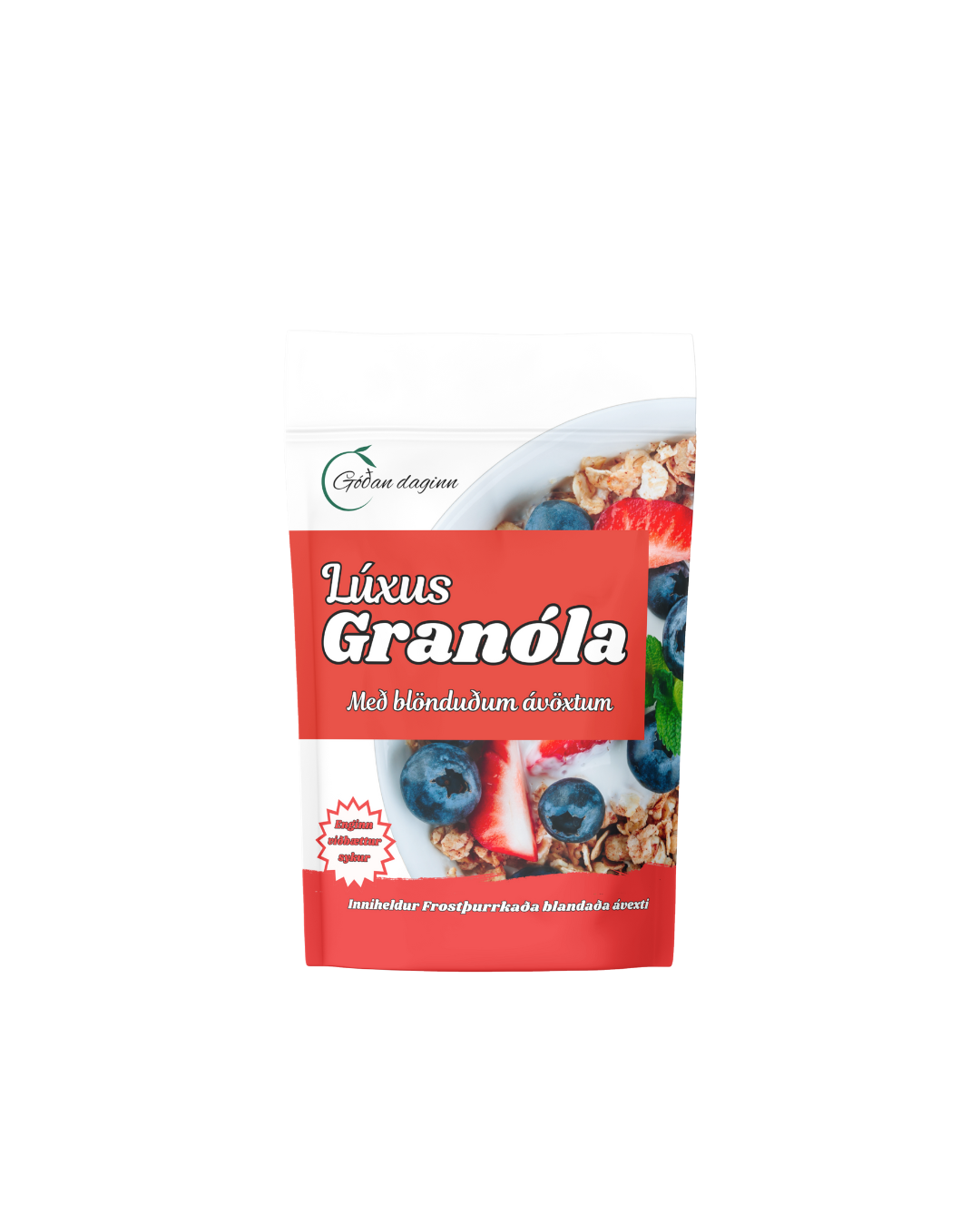 Góðan daginn - Granóla með blönduðum ávöxtum